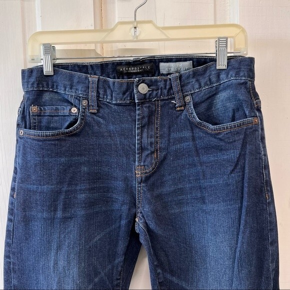 Aeropostale slim straight jeans women's 30 x 32 - Picture 3 of 6